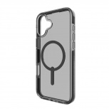 Zagg Funda Santa Cruz con MagSafe para iPhone 16 Plus, Negro/Transparente