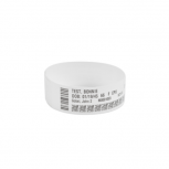 Zebra 10006997K Brazaletes 0.75" x 11", Térmica Directa, 200 Etiquetas, 6 Piezas, Blanco