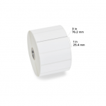 Zebra Rollo de Etiquetas Z-Select 4000T, 3'' x 1'', 2580 Etiquetas, Blanco, 1 Rollo