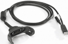 Zebra Cable USB 2.0 Macho - Base de Carga Motorola Macho, 2.1 Metros
