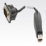 Zebra Cable USB-A Macho - DB9 Macho, 10cm