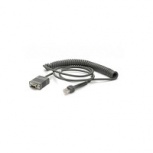 Zebra Cable RS 232 Macho - DB9, 2.8 Metros, Negro