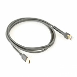 Zebra Cable USB Macho - EAS Macho, 2.1 Metros, Negro image