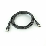 Zebra Cable de Poder USB A Macho - RJ-45 Macho, 2 Metros, Negro, para Zebra LI36X8