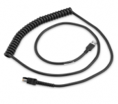 Zebra Cable USB-A Macho - RS-232 Macho, 2.7 Metros