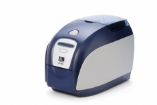 Zebra P120i, Impresora de Credenciales, Sublimación, 300DPI, USB, Azul/Gris