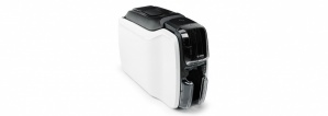 Zebra ZC100, Impresora de Credenciales, Sublimación/Transferencia Térmica, 300 x 300 DPI, USB, Ethernet, Negro/Blanco  image