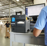 Zebra ZT411, Impresora de Etiquetas, Transferencia térmica, 203 x 203DPI, USB, Serial, Ethernet, Bluetooth, Negro/Gris image