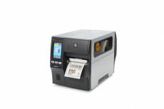 Zebra ZT411, Impresora de Etiquetas, Transferencia térmica, 203 x 203DPI, USB, Serial, Ethernet, Bluetooth, Negro/Gris image