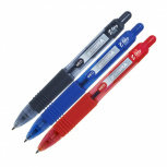 Zebra Bolígrafos Mini Z Grip Retráctil, Punto Mediano 1.0mm, Negro/Azul/Rojo, 3 Piezas
