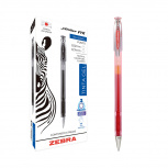 Zebra Papeleria Bolígrafo de Gel J Roller RX, Punto Mediano 0.7mm, Rojo, 6 Piezas