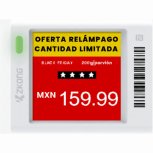 Zkong Etiqueta Electrónica ZKC15V, 445x359mm, 1 Etiqueta, Multicolor