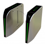 ZKTeco Torniquete Óptico Bidireccional FBL300, Acero inoxidable