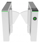 ZKTeco Torniquete de Barrera Giratoria Mars F1000, Acero Inoxidable
