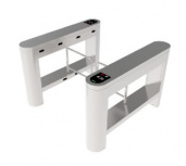 ZKTeco Torniquete de Barrera Giratoria PROENTRANCE SB01FP, Acero Inoxidable