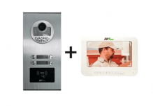 ZKTeco Videoportero/Interfon VE04A01, 7", Altavoz, Alámbrico, Aluminio 