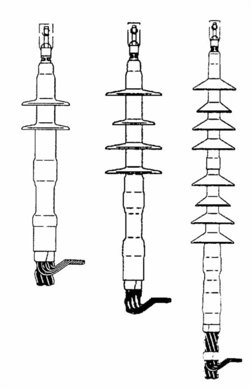 3M Tubo de Contracción en Frío QS-III 7696-S-4, 3 Piezas, Negro
