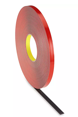 3M Cinta de Espuma Doble Cara 4611 VHB, Rollo de 19mm x 33 Metros, Naranja, 1 Pieza