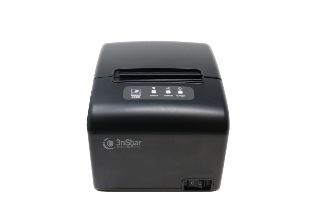 3nStar RPT006 Impresora de Tickets, Térmica Directa, USB/Ethernet/Serial, Negro