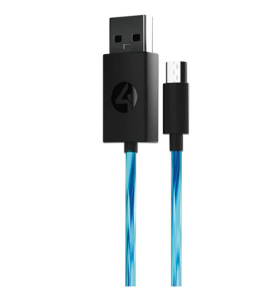 4gamers Cable USB-A Macho - Micro-USB A Macho, 3 Metros