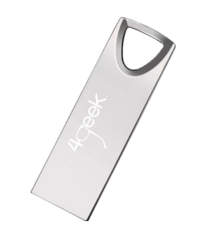 Memoria USB 4Geek 16, 16GB, USB-A 2.0, Plata