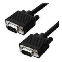 4XEM Cable VGA Macho - VGA Macho, 30.4 Metros, Negro/Plata