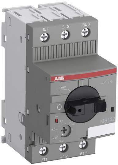 ABB Arrancador de Motor Manual MS132-1.6, 3 Polos, 12A, 690V