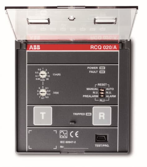 ABB Relevador de Corriente Residual RCQ020/A, 230V, sin Tiroide