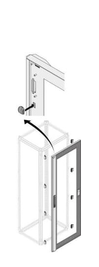ABB Puerta de Cristal IP40 PDLG2040, 40cm x 2 Metros