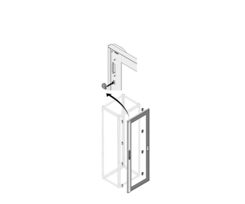 ABB Puerta de Cristal IP40 PDLG2080, 80cm x 2 Metros
