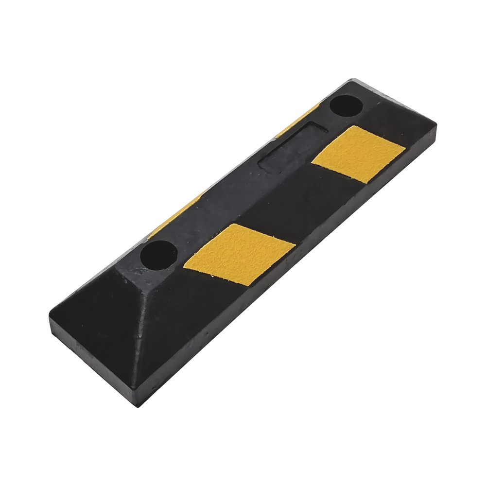 AccessPRO Tope Vehicular para Estacionamiento AC-55TV, 4 Franjas Reflejantes, 55cm, Negro/Amarillo