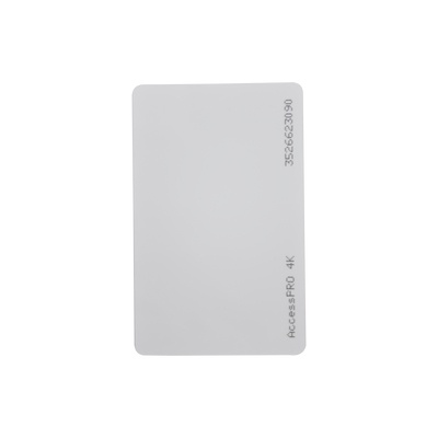 AccessPRO Tarjeta de Proximidad Imprimible ACCESS-CARD-M4K, 5.4 x 8.5cm, Blanco