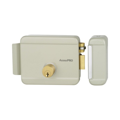 AccessPro Cerradura Eléctrica, 12.9 x 3.8cm, Incluye Llave