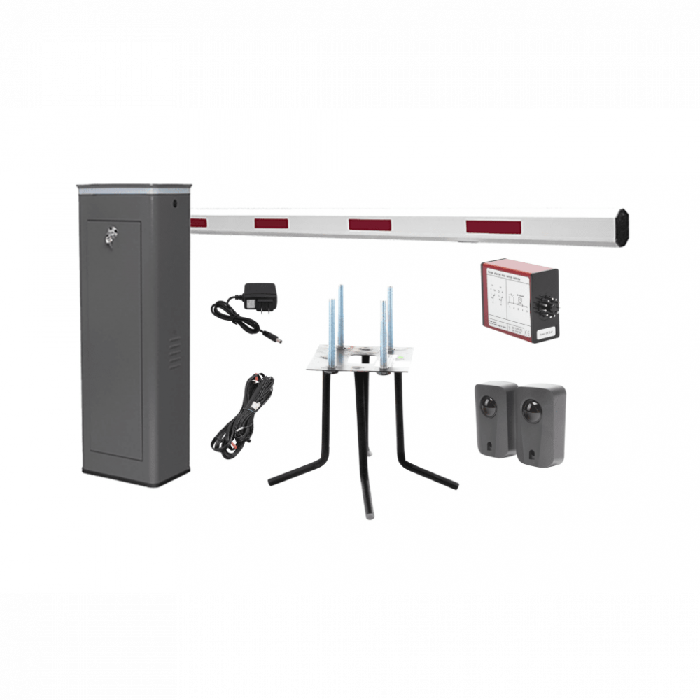 AccessPRO Barrera Vehicular Derecha, hasta 3 Metros - Incluye Brazo