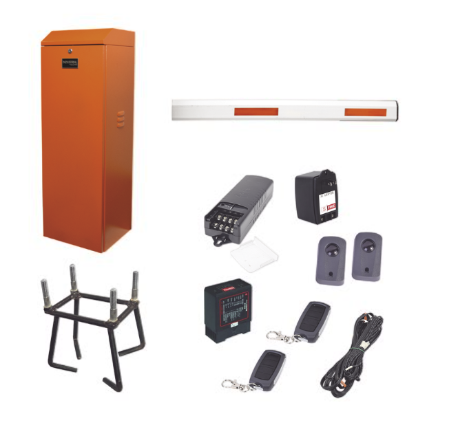 AccessPRO Barrera Vehicular Derecha, hasta 3 Metros - Incluye Brazo