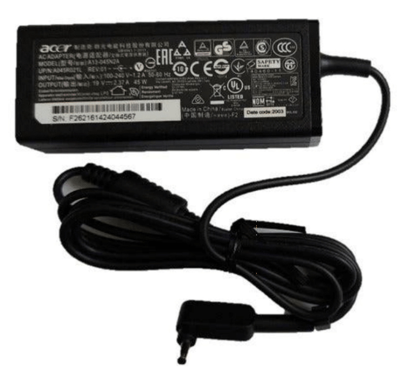 Acer Cargador para Laptop A13-045N2A Original, 19V, 45W