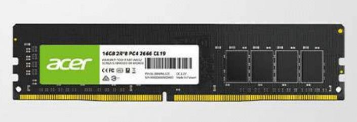 Memoria RAM Acer UD100 Black DDR4, 2666MHz, 16GB, CL19 