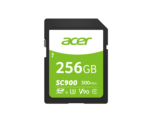 Memoria Flash Acer Secure Digital 4.0 SC900, 256GB SDXC UHS-II Clase 10