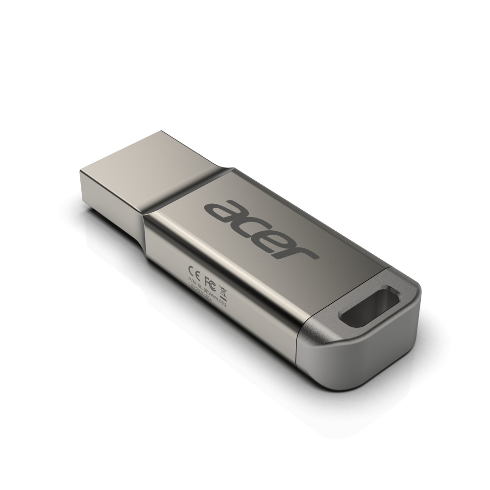 Memoria USB Acer UM310, 512GB, USB 3.2, Lectura 120MB/s, Escritura 90MB/s, Plata