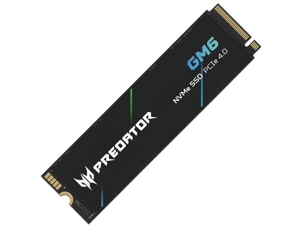 SSD Acer Predator GM6 NVMe, 1TB, M.2, 6200 MB/s Escritura, 7200 MB/s Lectura, PCI Express 4.0