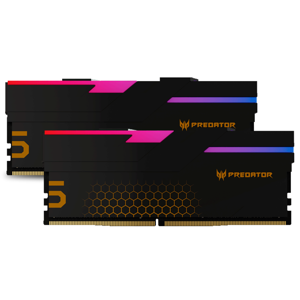 Kit Memoria RAM Acer Predator Hermes DDR5, 7200MHz, 32GB - 2 x 16GB, CL34, XMP