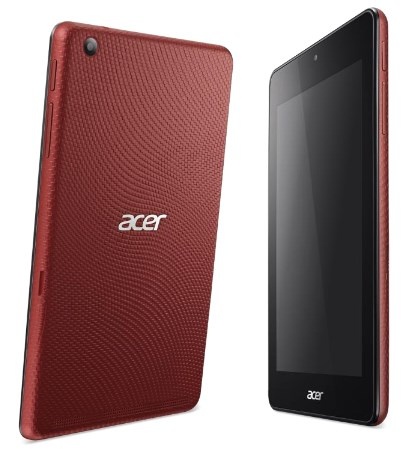 Tablet Acer ICONIA B1-730-1983 7'', 8GB, Android 4.2, Bluetooth, WLAN, Negro/Rojo