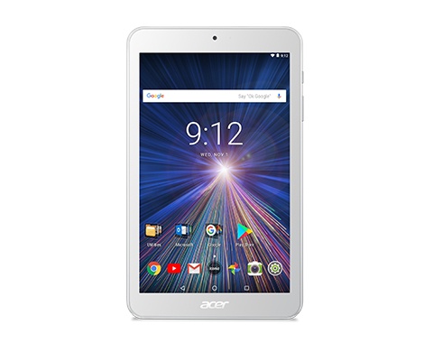 Tablet Acer Iconia B1-870-K1KL 8'', 16GB, 1280 x 800 Pixeles, Android 7.0, Bluetooth 4.0, Blanco