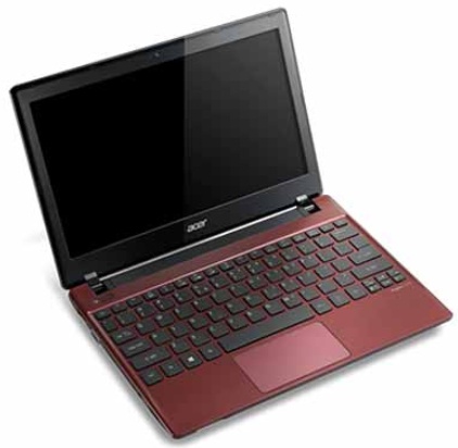 Netbook Acer Aspire V5 131-2628 11.6'', Intel Pentium 1017U 1.60GHz, 4GB, 500GB, Windows 8 64-bit, Negro/Rojo