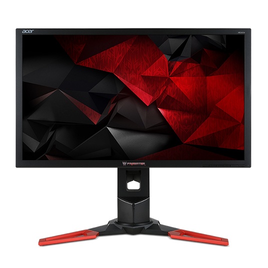 Monitor Gamer Acer Predator XB241H BMIPR LED 24'', Full HD, Widescreen, G-Sync, 180Hz, HDMI, Bocinas Integradas, Negro/Rojo