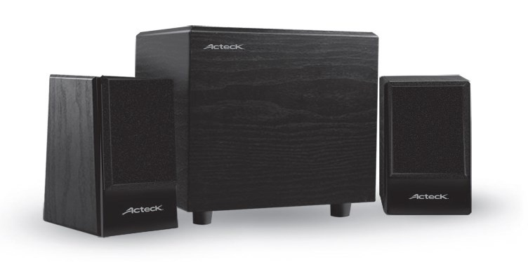 Acteck Bocina con Subwoofer AXF-290, Bluetooth, Inalámbrico, 2.1, 18W RMS, 180W PMPO, USB, Negro
