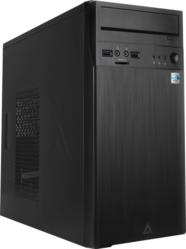 Gabinete Acteck TRUDE GI003, Midi-Tower, ITX/Micro-ATX, USB 2.0/3.1, con Fuente de 500W, Negro