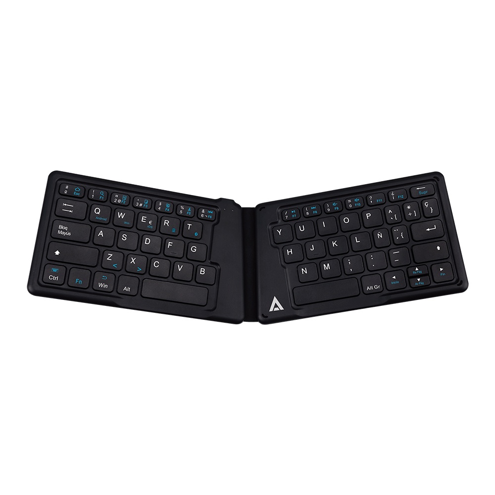 Teclado Plegable Acteck MK210, Inalámbrico, Bluetooth, Negro (Español)