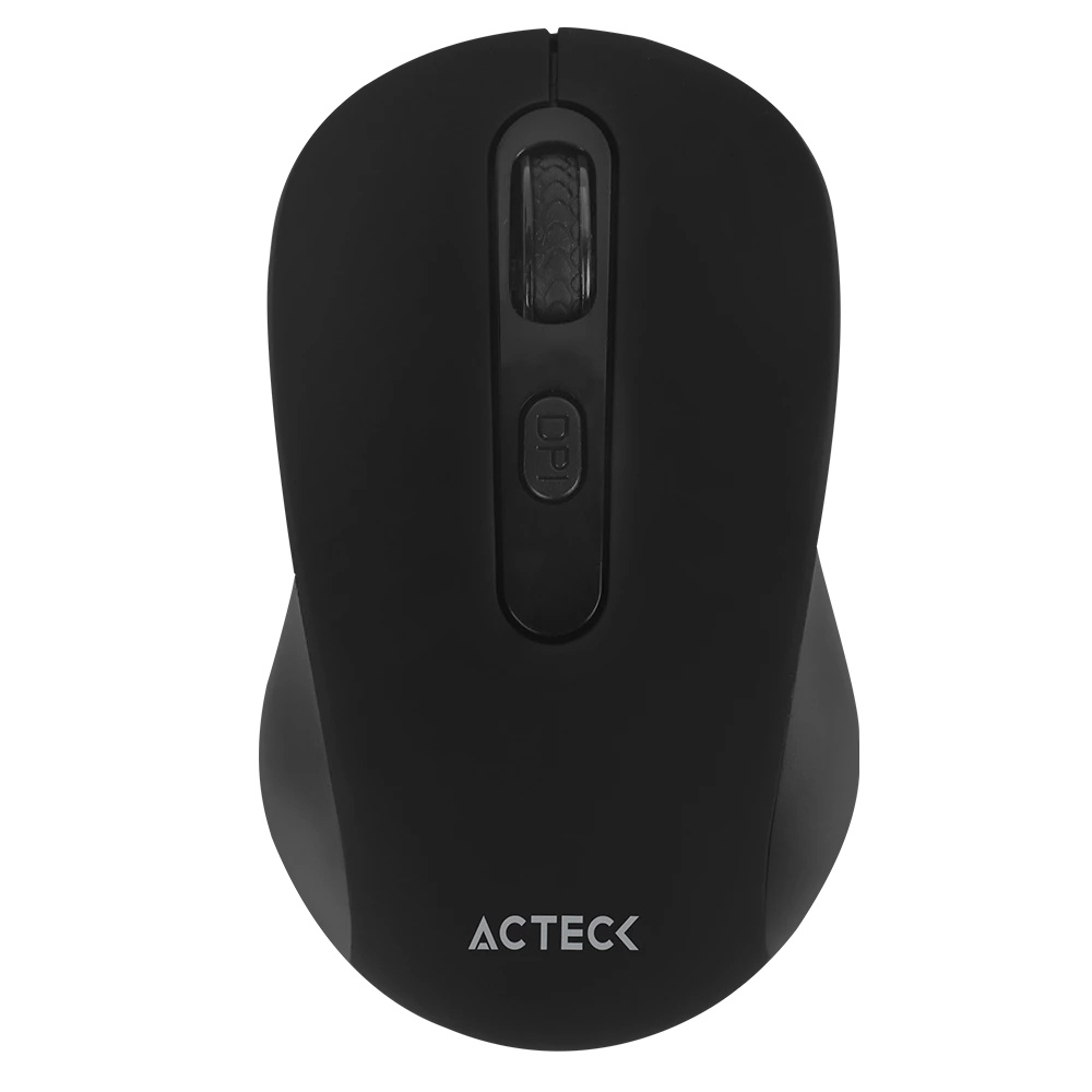 Mouse Acteck Óptico Optimize Joy MI215, Inalámbrico, 1600DPI, USB, Negro