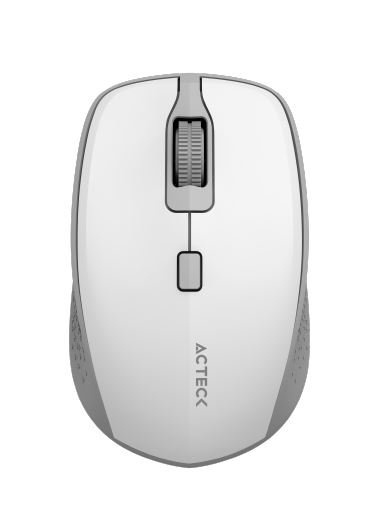 Mouse Acteck Óptico Optimize Trip MI670, Inalámbrico, USB-A, 1600DPI, Blanco